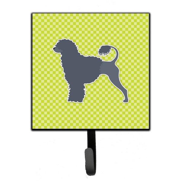Jensendistributionservices Portuguese Water Dog Checkerboard Green Leash or Key Holder MI1711114 - main